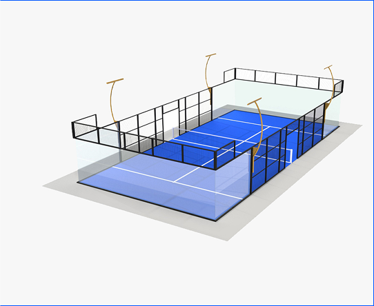 Campo da Padel 3B Padel - PREMIER - Prime Campo da padel PREMIER - Prime di 3B Padel