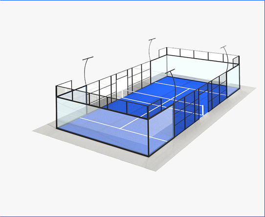 Campo da Padel 3B Padel - WING - Advance Campo da padel WING - Advance di 3B Padel